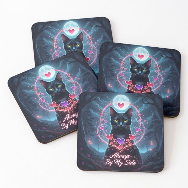 Item preview, Mystical Black Cat Love designed and sold by PetJoyPrintsCO.