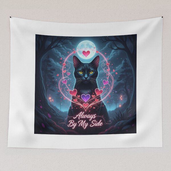 Item preview, Mystical Black Cat Love designed and sold by PetJoyPrintsCO.