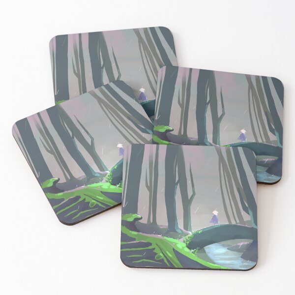 Item preview, Sky children of the light (cotl) - Moth walking alone in the rain of hidden forest realm (night version) designed and sold by NailBroken.