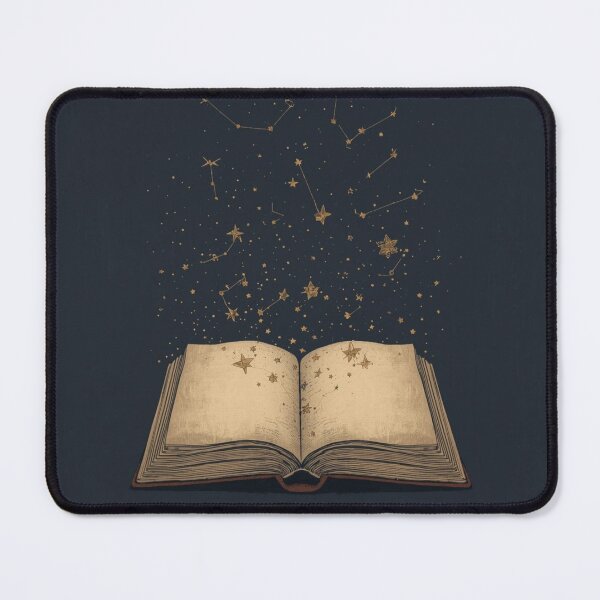 Item preview, Written in the Stars, Read in the Pages – Celestial Illustration designed and sold by YvkafromPoland.