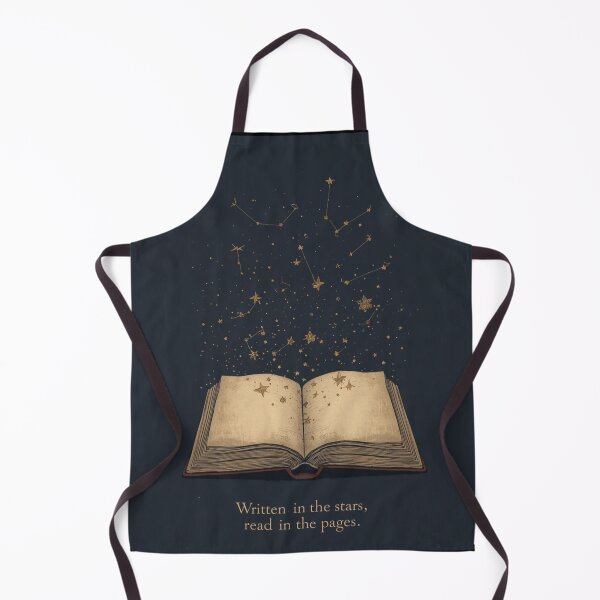 Item preview, Written in the Stars, Read in the Pages – Celestial Illustration designed and sold by YvkafromPoland.