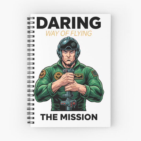 Item preview, Daring Way of Flying the Mission – Elite Pilot Aviation Power Illustration designed and sold by C3J7.