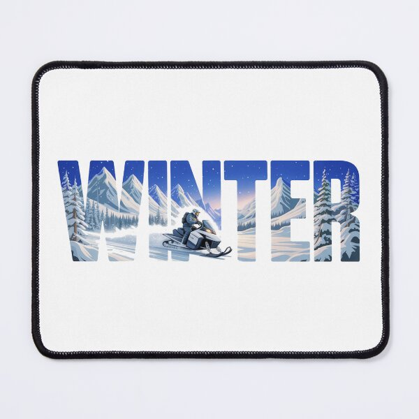 Item preview, Wander in Winter – Mountain Typography Aesthetic designed and sold by YounexxART.