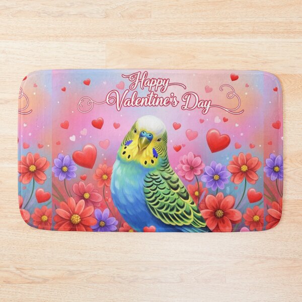 Item preview, Colorful Love Parakeet designed and sold by PetJoyPrintsCO.