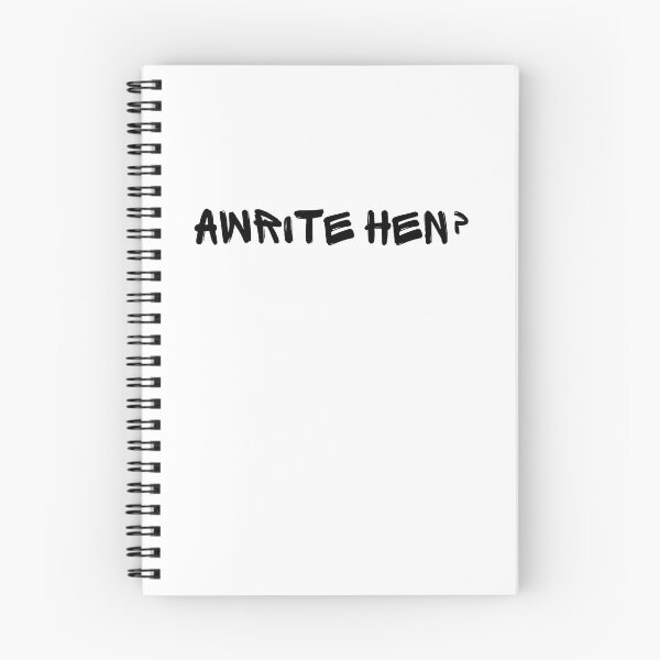 Item preview, Awrite hen? designed and sold by giftinsposhopuk.