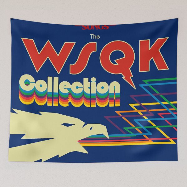 Item preview, WSQK Collection – Retro 80s Mixtape Radio Design designed and sold by infinitybyinfinity.