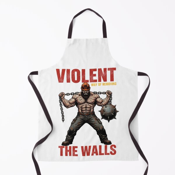 Item preview, Violent Way of Removing the Walls – Relentless Strength Mindset Illustration designed and sold by C3J7.
