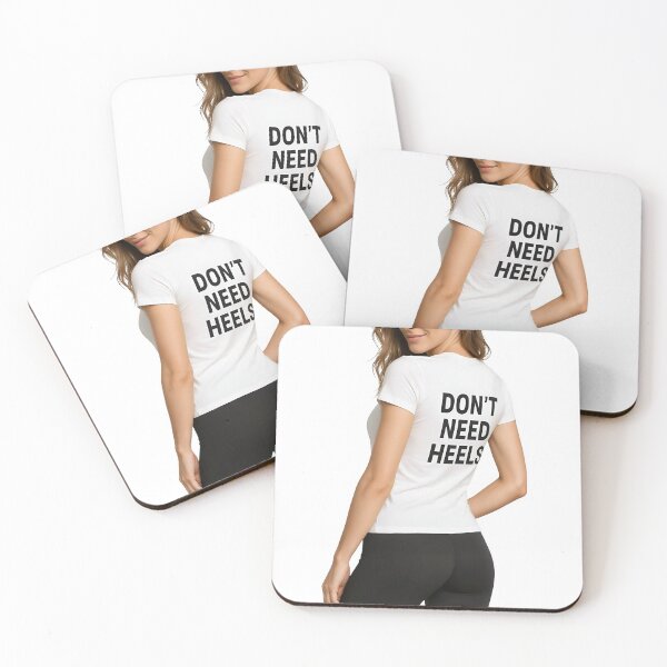Item preview, Young woman poses in studio, white T shirt with bold slogan visible designed and sold by Creative88Art.