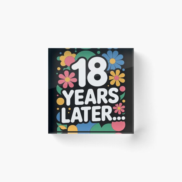 Item preview, Bruh Eighteen 18 Years Later 18th Birthday Party Meme designed and sold by LindseyKris.