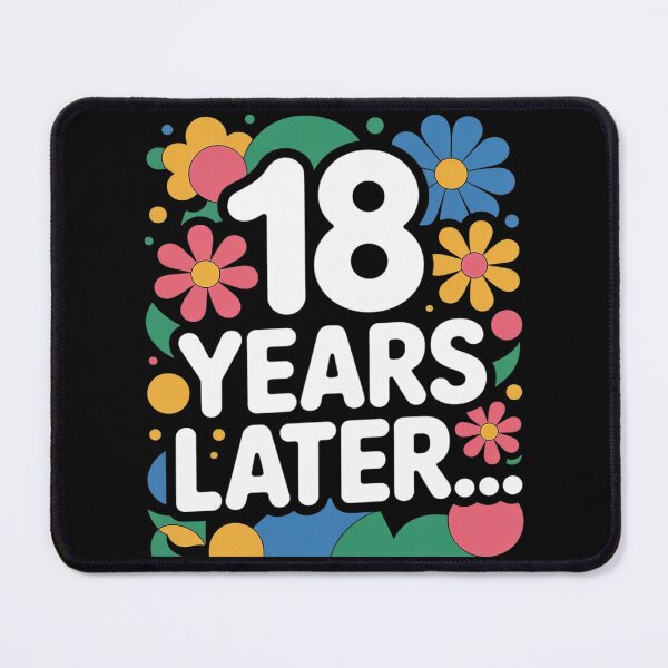 Item preview, Bruh Eighteen 18 Years Later 18th Birthday Party Meme designed and sold by LindseyKris.