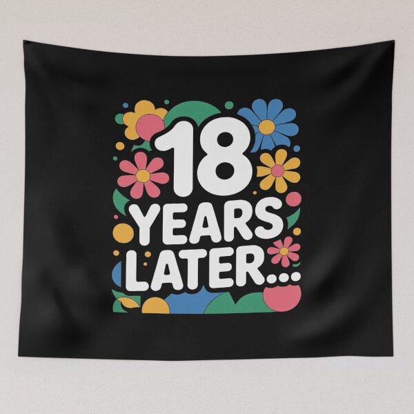 Item preview, Bruh Eighteen 18 Years Later 18th Birthday Party Meme designed and sold by LindseyKris.