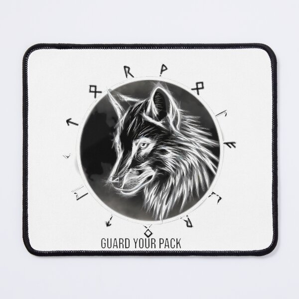 Item preview, Guard Your Pack – Wolf Sigil Design designed and sold by PumaNoir.