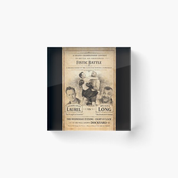 Item preview, Reimagined Mugsy Long Boxing Poster designed and sold by halibutgoatramb.