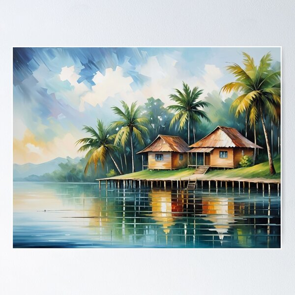 Item preview, Reflections of Island Life designed and sold by Undersea Ai Art.