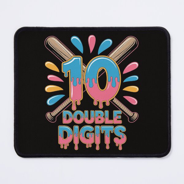 Item preview, Baseball Drip 10th Birthday Boy Double Digits Ice Cream Dri designed and sold by HudsonErik.
