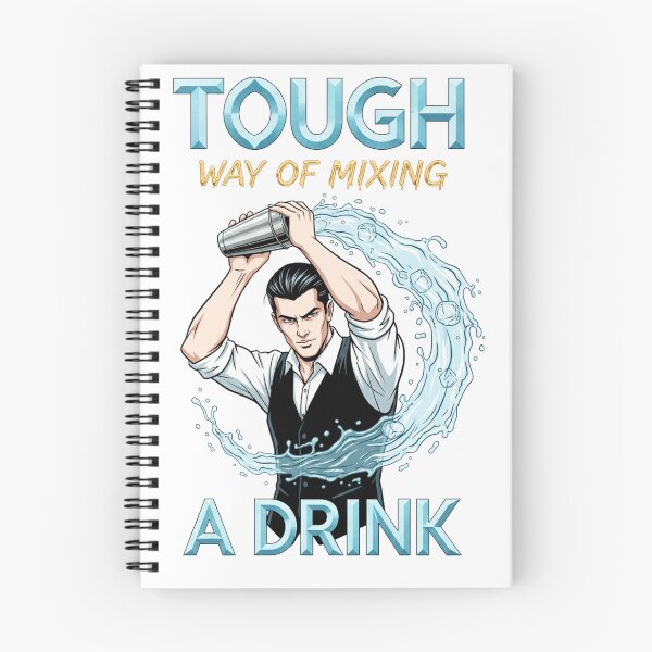 Item preview, Tough Way of Mixing a Drink – Bartender Mixology Power Illustration designed and sold by C3J7.