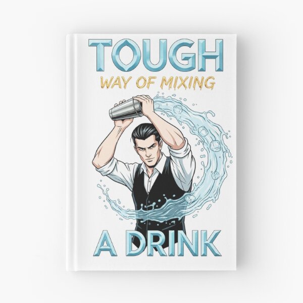Item preview, Tough Way of Mixing a Drink – Bartender Mixology Power Illustration designed and sold by C3J7.