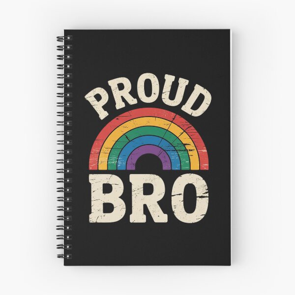 Item preview, LGBTQ Proud Bro Brother Gay Pride LGBT Ally Family Rainbow designed and sold by MythWoot.