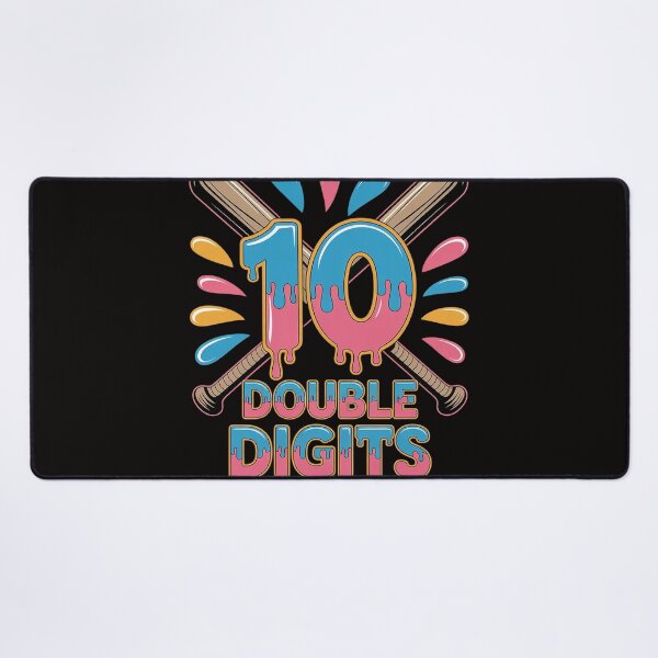 Item preview, Baseball Drip 10th Birthday Boy Double Digits Ice Cream Dri designed and sold by HudsonErik.