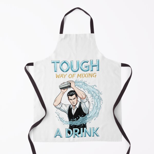 Item preview, Tough Way of Mixing a Drink – Bartender Mixology Power Illustration designed and sold by C3J7.