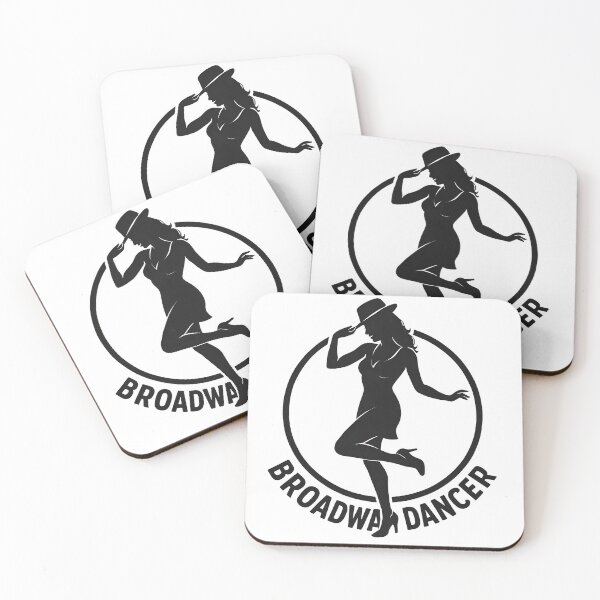 Item preview, Monochrome Broadway dancer emblem with fedora in circular frame designed and sold by Creative88Art.