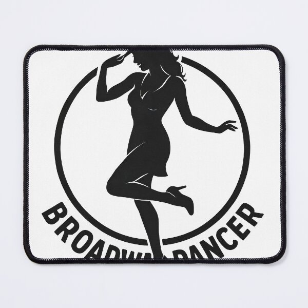 Item preview, Monochrome Broadway dancer emblem with fedora in circular frame designed and sold by Creative88Art.