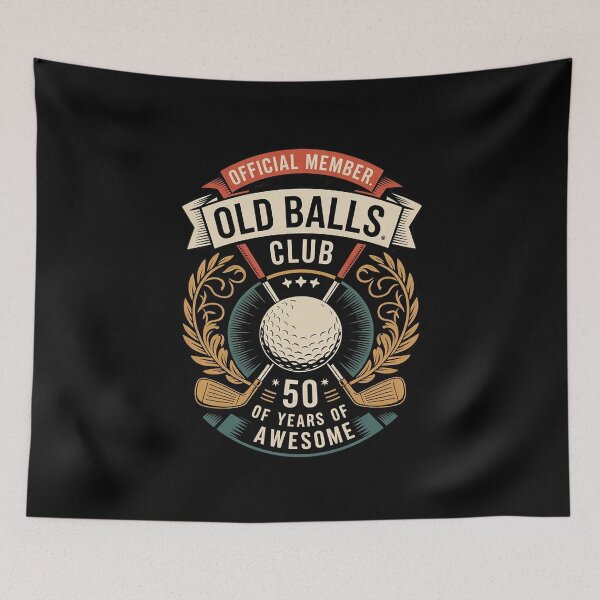 Item preview, 50th Birthday Old Balls Club 50 Year Old Golfer 3 designed and sold by AquaKiev.