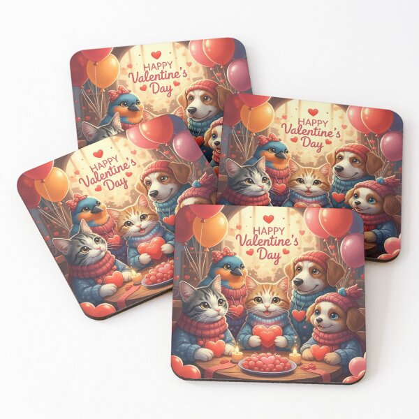 Item preview, Pets Celebrating Love Together designed and sold by PetJoyPrintsCO.