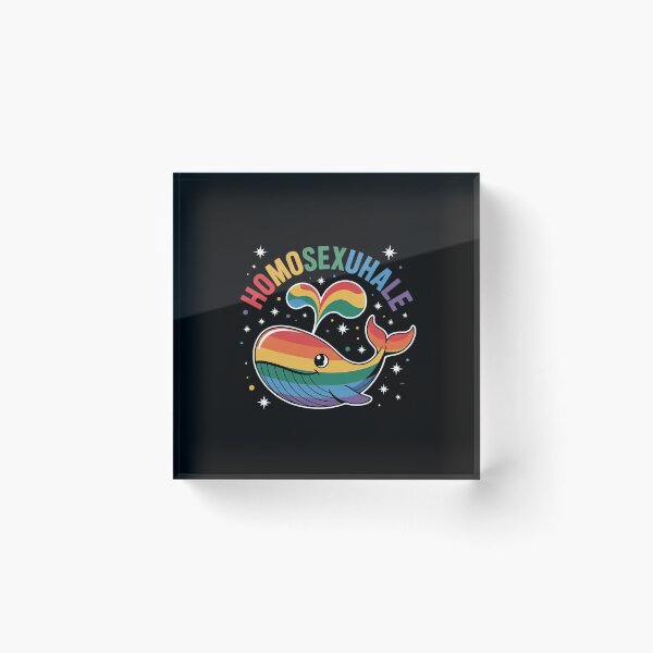 Item preview, LGBTQ+ Gay Lesbian Queer Homosexuwhale - Whales designed and sold by MythWoot.