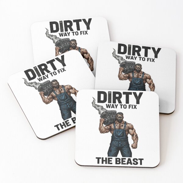 Item preview, Dirty Way to Fix the Beast – Mechanic Strength Grit Illustration designed and sold by C3J7.