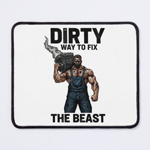 Item preview, Dirty Way to Fix the Beast – Mechanic Strength Grit Illustration designed and sold by C3J7.