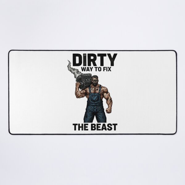Item preview, Dirty Way to Fix the Beast – Mechanic Strength Grit Illustration designed and sold by C3J7.