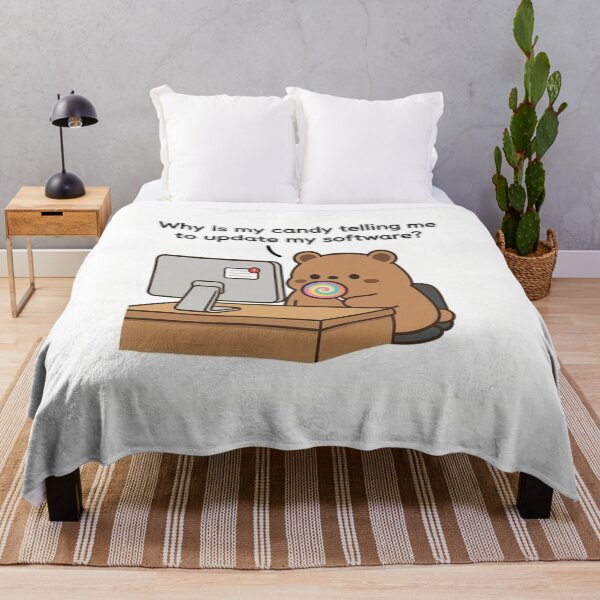 Item preview, Candy Update Bear Meme • Funny Tech & Gamer Humor designed and sold by JustSketchs.
