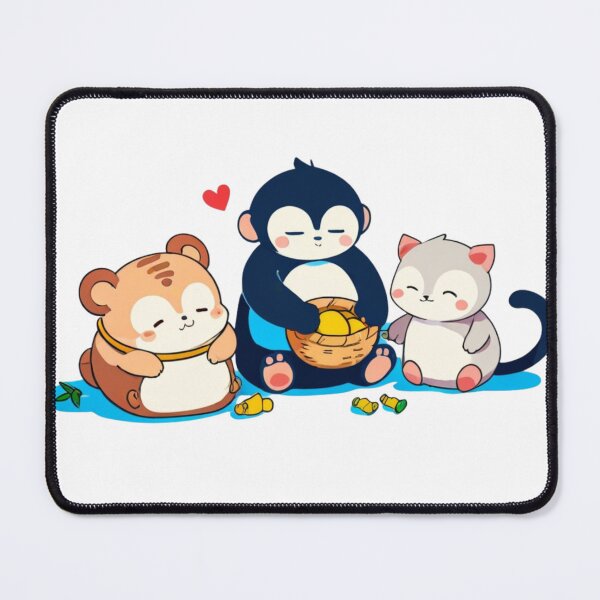 Item preview, Cute Friends – Kawaii Wholesome Cartoon Illustration designed and sold by KomoFrames.