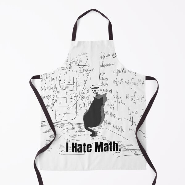 Item preview, I Hate Math Cat in Corner Design designed and sold by CarefulCreation.