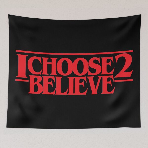 Item preview, I Choose 2 Believe - 80s Retro Sci-Fi Style designed and sold by infinitybyinfinity.