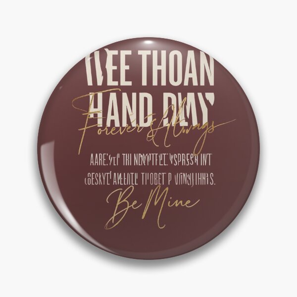 Item preview, More Than Hands My Forever & Always Be Mine Valentine Typography Design designed and sold by RedVista.