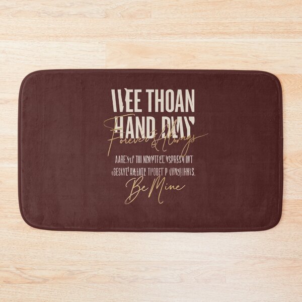 Item preview, More Than Hands My Forever & Always Be Mine Valentine Typography Design designed and sold by RedVista.