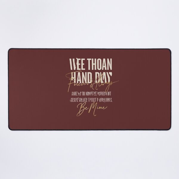 Item preview, More Than Hands My Forever & Always Be Mine Valentine Typography Design designed and sold by RedVista.