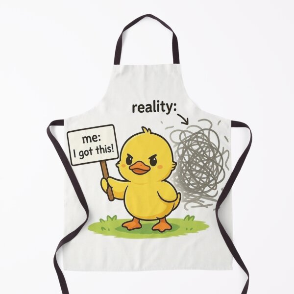 Item preview, I Got This Duck Meme • Funny Reality vs Expectations Cartoon designed and sold by JustSketchs.