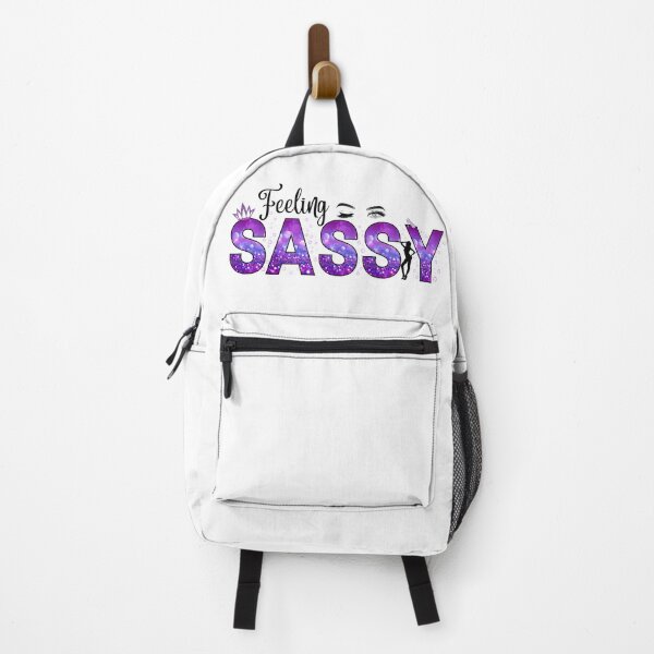 Item preview, Feeling Sassy – Purple Glitter Typography designed and sold by PixelByHajni.