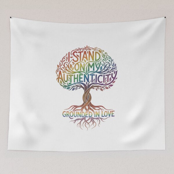 Item preview, Authenticity rooted in love and self-truth designed and sold by ADivineRebel.