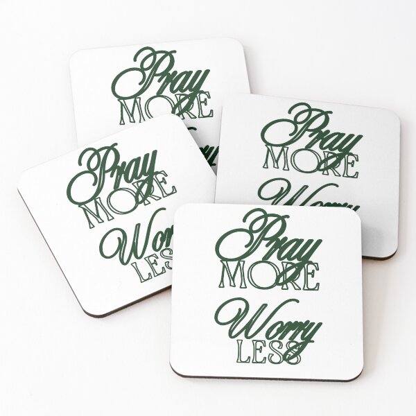 Item preview, Pray More worry less designed and sold by FaithVerseDesigns.