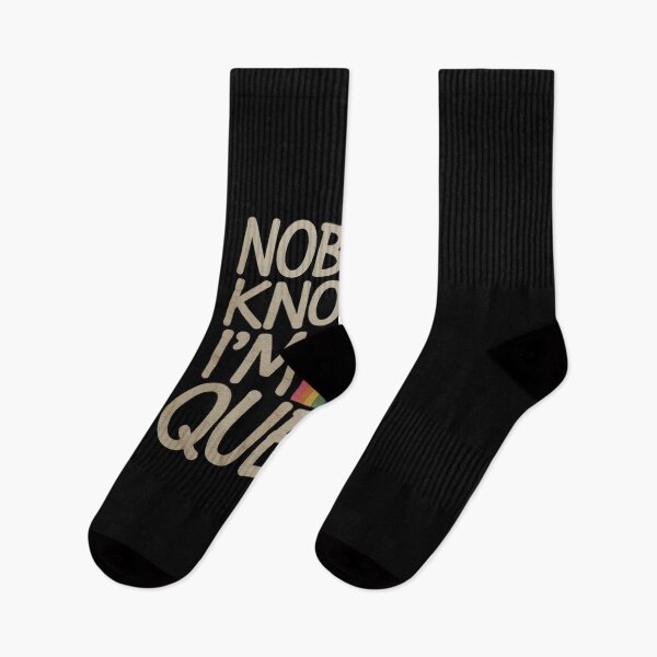 Item preview, Nobody Knows I'm Queer Pride designed and sold by MythWoot.