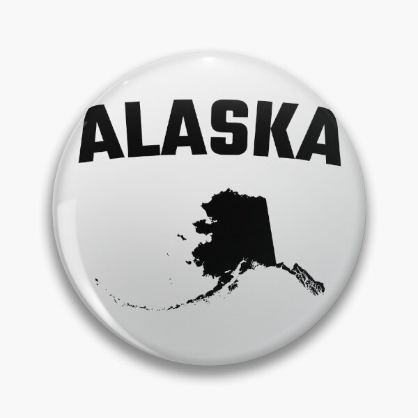 Item preview, Alaska State Pride - Bold Minimalist Silhouette Map designed and sold by mashmosh.