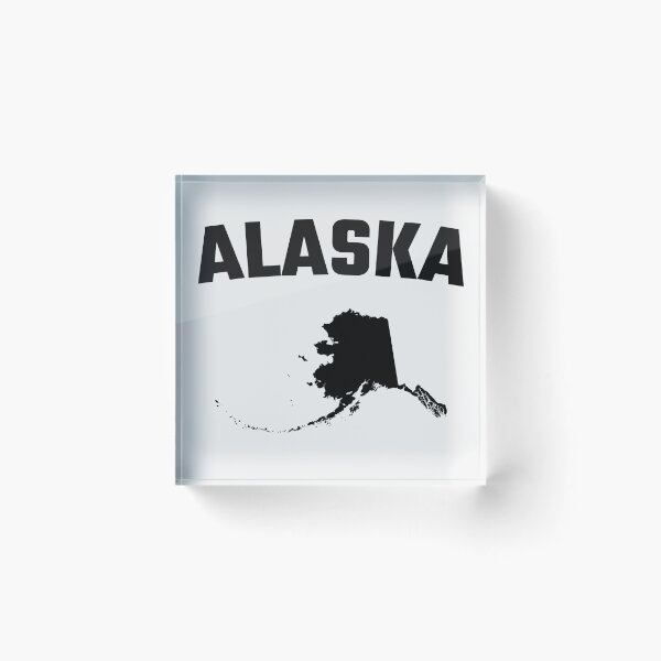 Item preview, Alaska State Pride - Bold Minimalist Silhouette Map designed and sold by mashmosh.