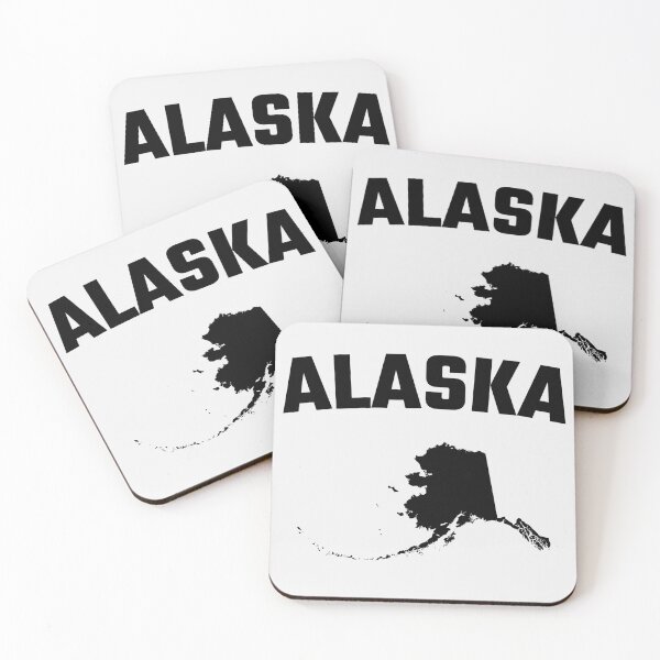 Item preview, Alaska State Pride - Bold Minimalist Silhouette Map designed and sold by mashmosh.