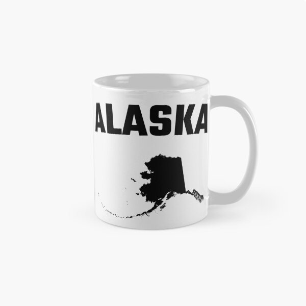Item preview, Alaska State Pride - Bold Minimalist Silhouette Map designed and sold by mashmosh.