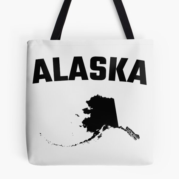 Item preview, Alaska State Pride - Bold Minimalist Silhouette Map designed and sold by mashmosh.