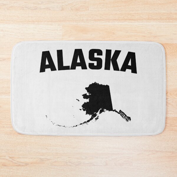 Item preview, Alaska State Pride - Bold Minimalist Silhouette Map designed and sold by mashmosh.